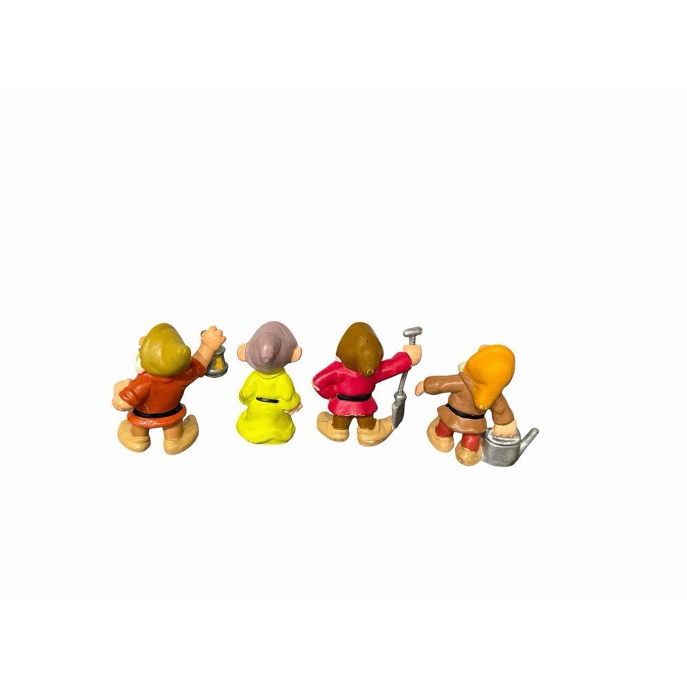 Vintage Snow White & The Seven Dwarfs Toys Cake Toppers: Queen Witch Dopey 90s - Picture 5 of 9